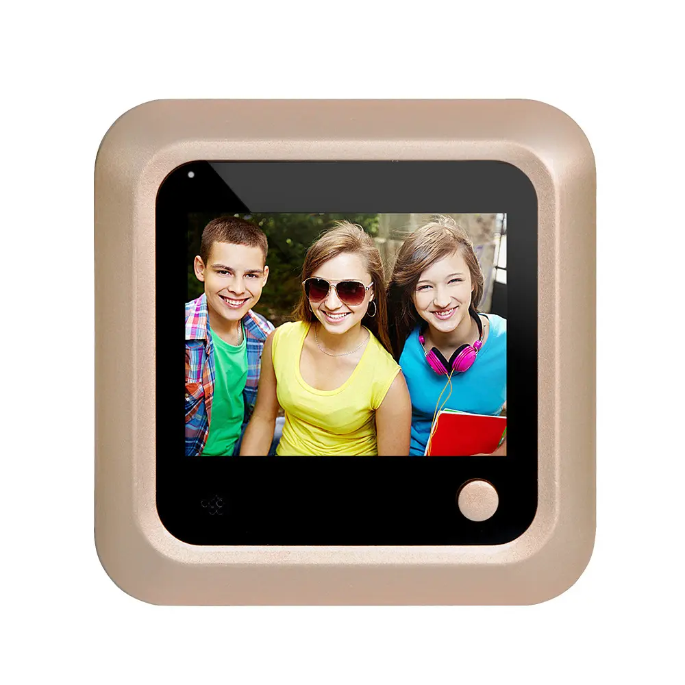 Hidden Smart Electronic Peephole Wired Anti-Theft Door