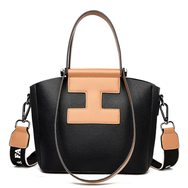 Urban Simple Portable Western Style Small Bag Black - Shop at LoveMi