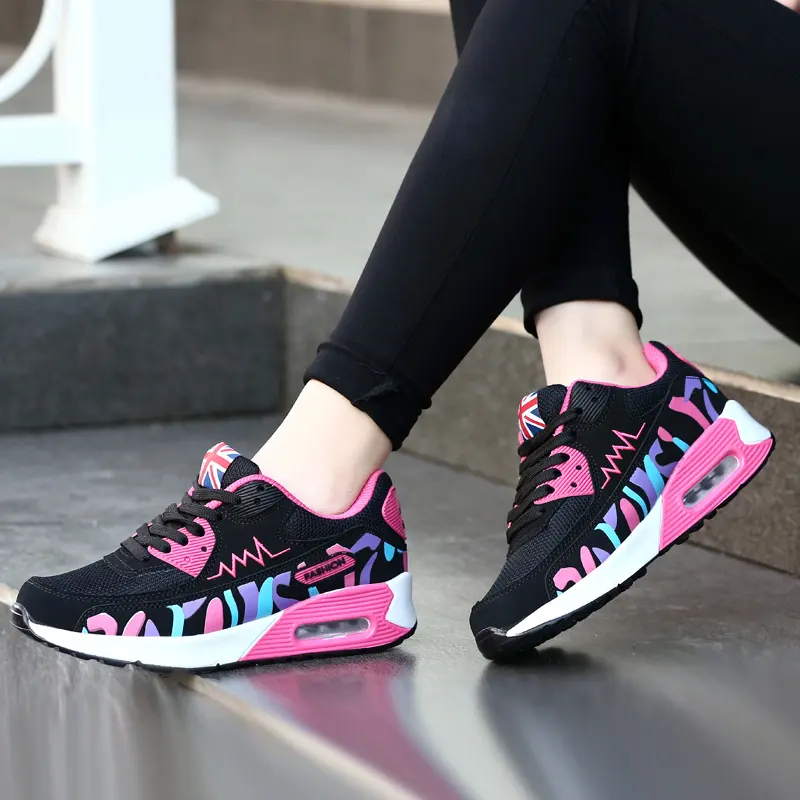 New Women'S Shoes Cushion Sports Casual Korean Student Single