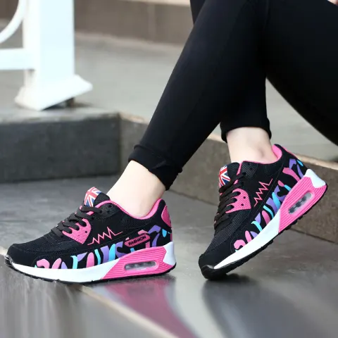 New Women'S Shoes Cushion Sports Casual Korean Student Single