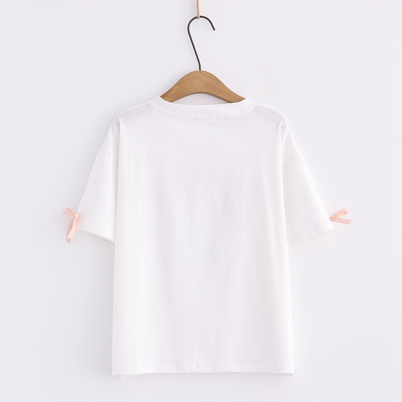 Title 4, Sweet Short Sleeve Loose T-Shirt Japanese Femal...