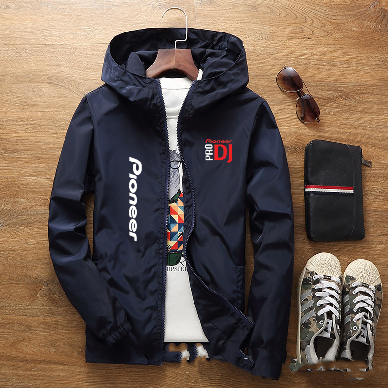 Spring And Autumn Jacket Men's Thin Hooded Jacket