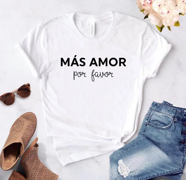 Wide Collar Letter Printed T Shirt Ladies Short Sleeves White - Shop at LoveMi
