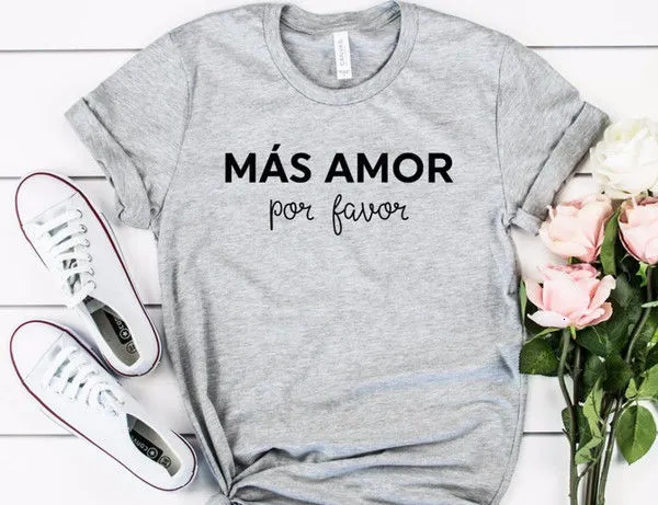 Wide Collar Letter Printed T Shirt Ladies Short Sleeves Grey - Shop at LoveMi