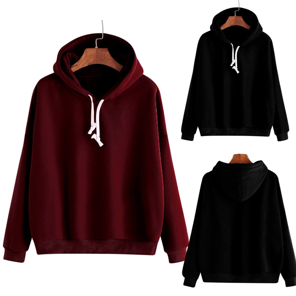 Title 4, Hot Sale Hot Style Loose Hooded Sweater Top Wom...