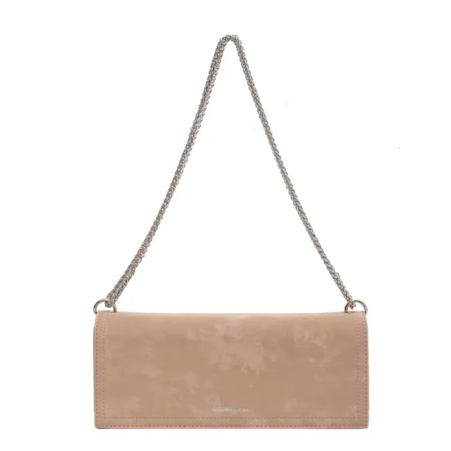 Women'S Chain Shoulder Messenger Leather Velvet Bag Khaki - Shop at LoveMi