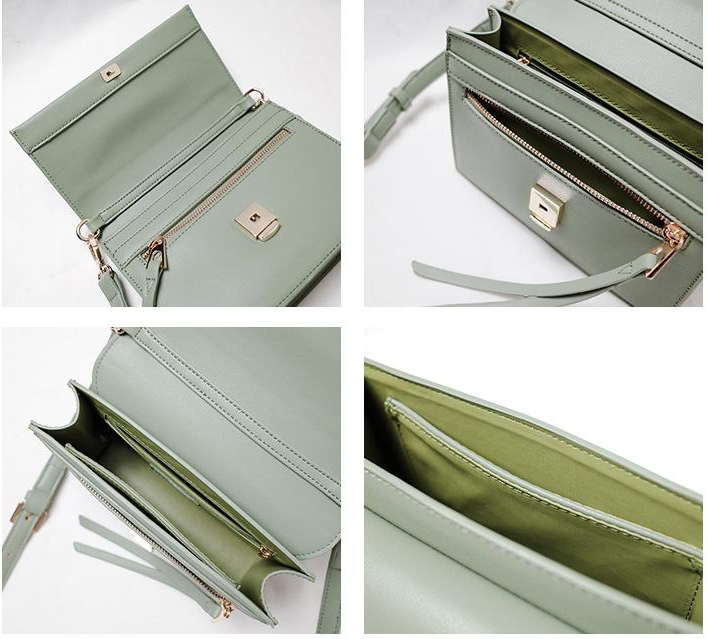 Title 4, Metal Buckle Envelope Bag, Single Shoulder Bag ...