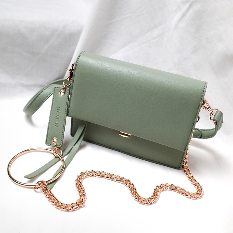 Title 7, Metal Buckle Envelope Bag Single Shoulder Bag M...