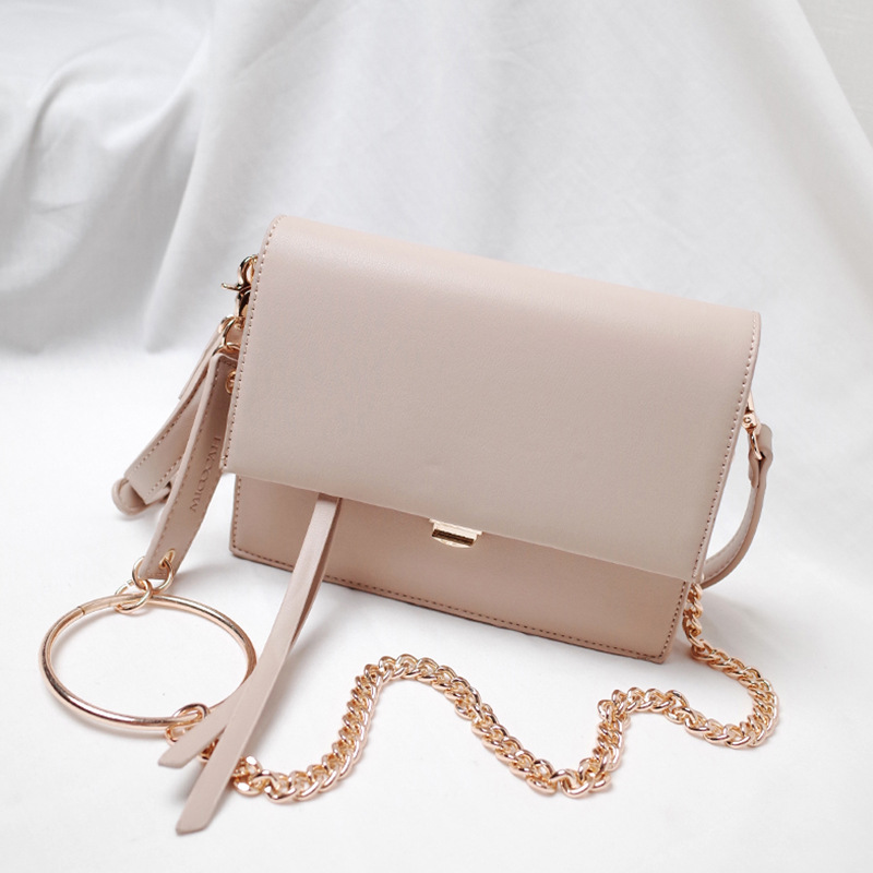 Title 6, Metal Buckle Envelope Bag Single Shoulder Bag M...