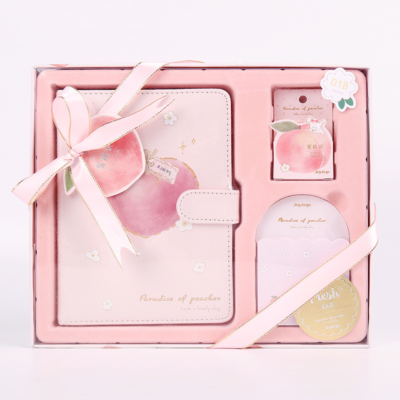 A peach gift box