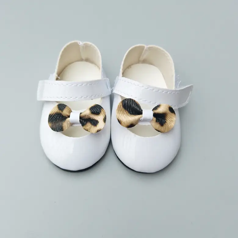 Cross Border 18 Inch American Girl Doll Shoes American Girl Shoes Cheff Doll Leopard Print Shoes