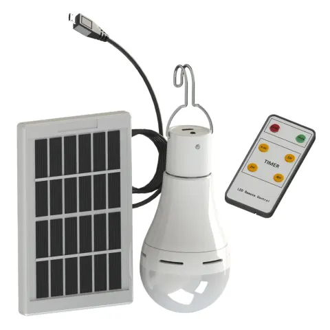 Solar Lights Hook Night Camp Round Bulb Garden Christmas