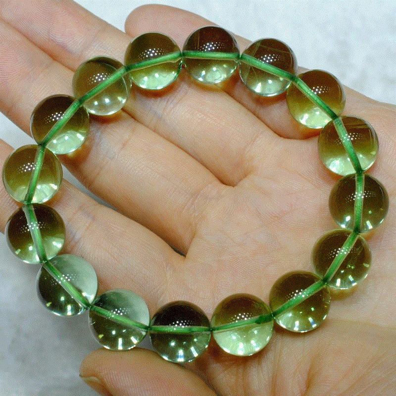 Gemstone Glass Vitreous Body Purifying Bead