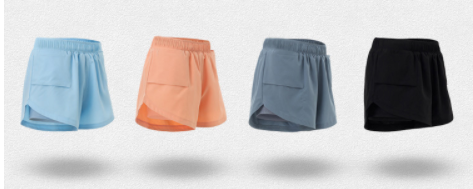 Title 2, Dames sport shorts, sneldrogend, met zak, yoga ...