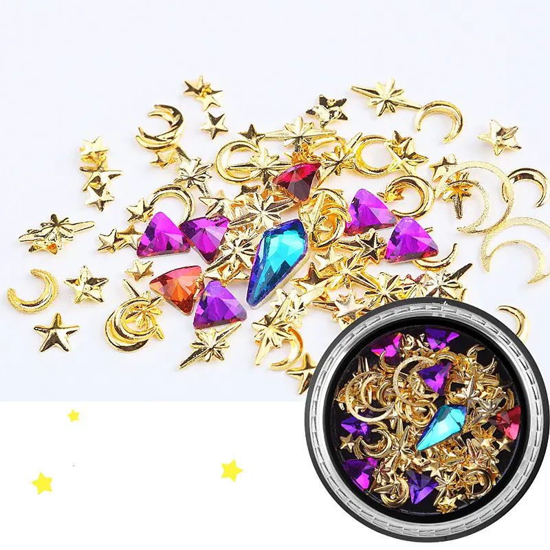 Crystals Stones Charming Mix Nail Art Decoration Rose Jewelry
