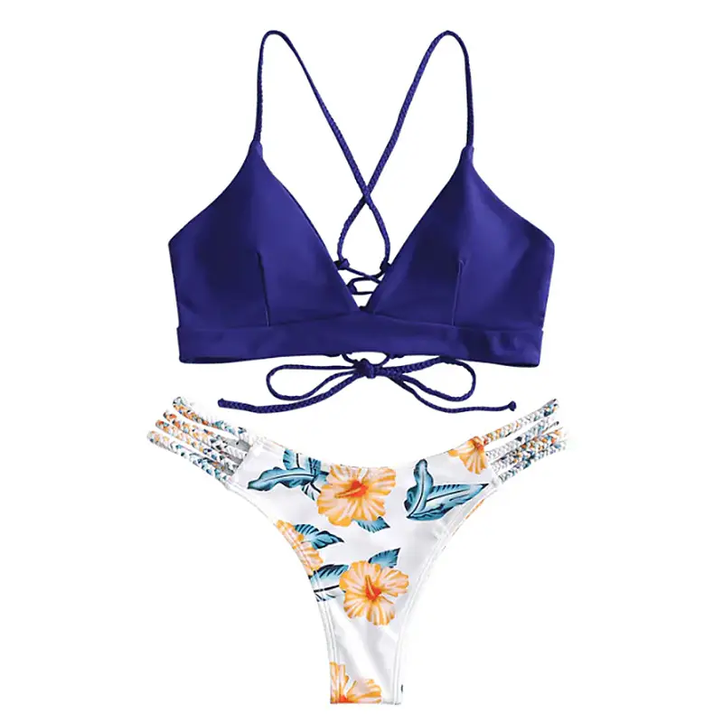 Women'S Solid-Color Separate Swimsuits Are Hot At Aliexpress