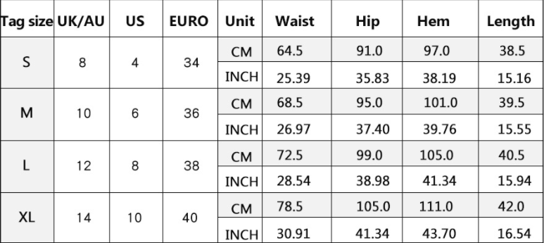 Title 1, Femininer A-Linien Rock mit hoher Taille, Kurze...