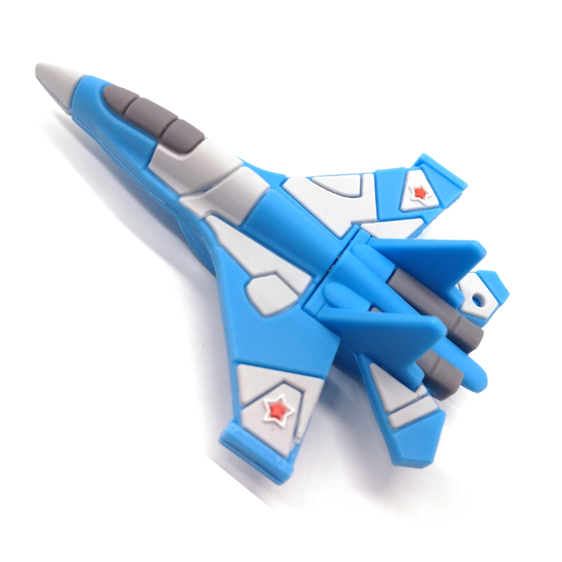 Aircraft U Disk 3.032G Simulation Stereo Plane Airliner Flight Model 16G Soft Plastic U Disk — foto 4