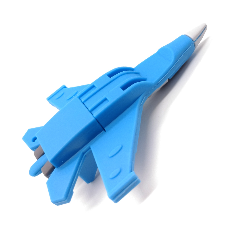 Aircraft U Disk 3.032G Simulation Stereo Plane Airliner Flight Model 16G Soft Plastic U Disk — foto 5