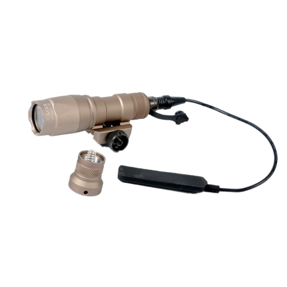 Led Strong Light Tactical Helmet Flashlight Flashlight Dual Control