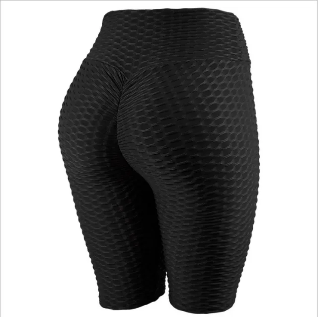 Hot New Sexy Fashion Jacquard Leggings Yoga Fitness Sports Capris Black - Shop at LoveMi