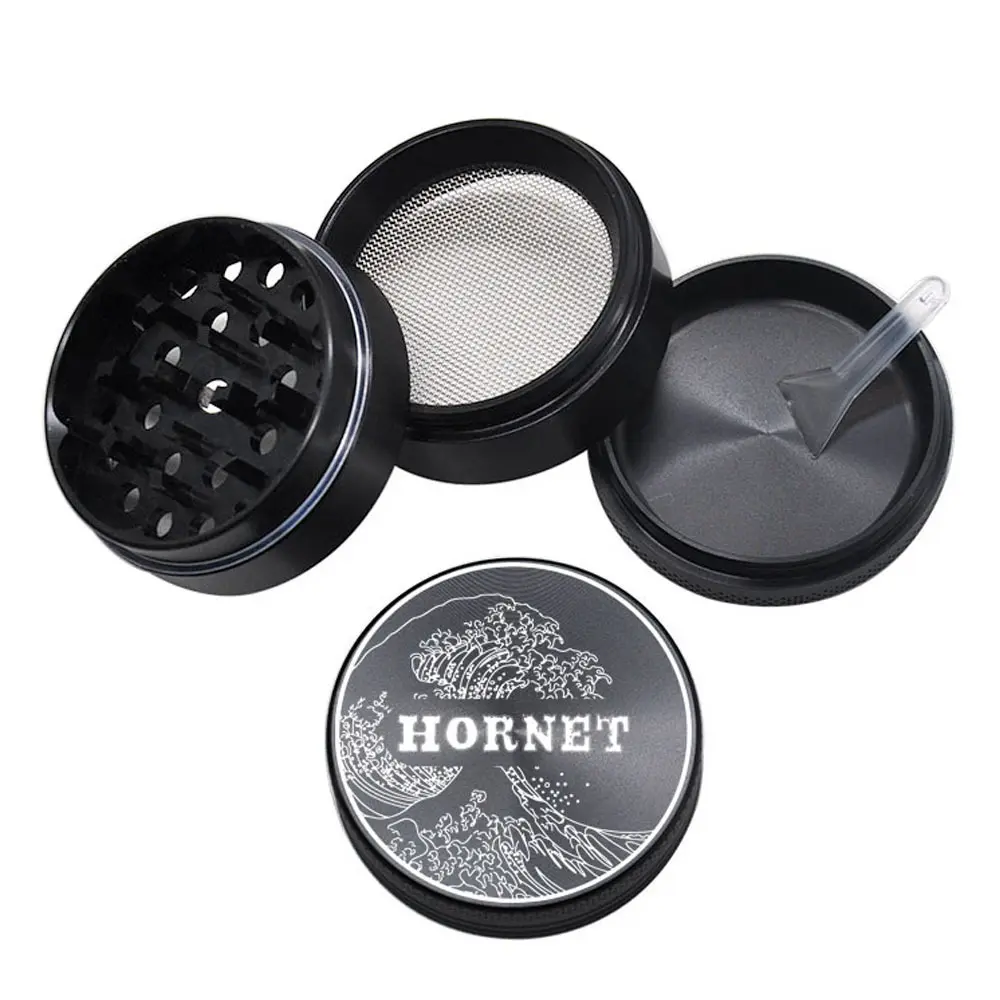 50mm Four-layer Aluminum Alloy Smoke Grinder Metal