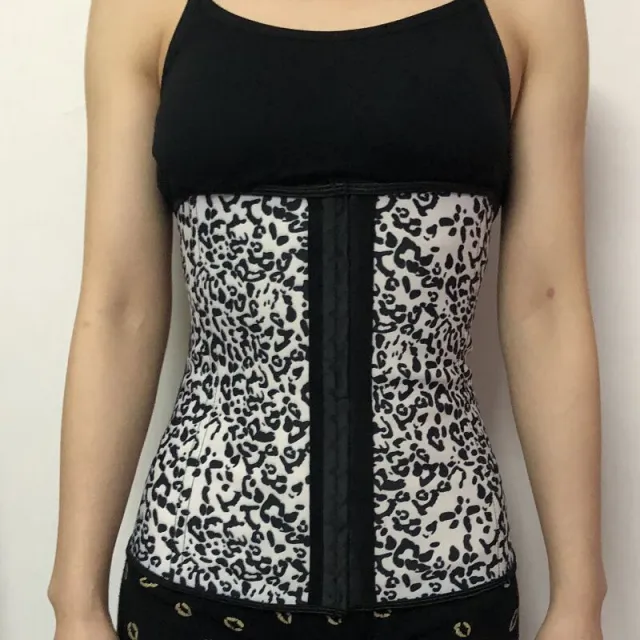 Comfortable, Breathable, Waist Protecting And Abdomen Closing Belt, European And American Sexy Court Corset, Leopard Pattern Breasted Body Shaping ... White - Shop at LoveMi