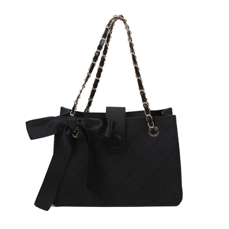 Fashion Texture Rhombic Chain Crossbody Bag