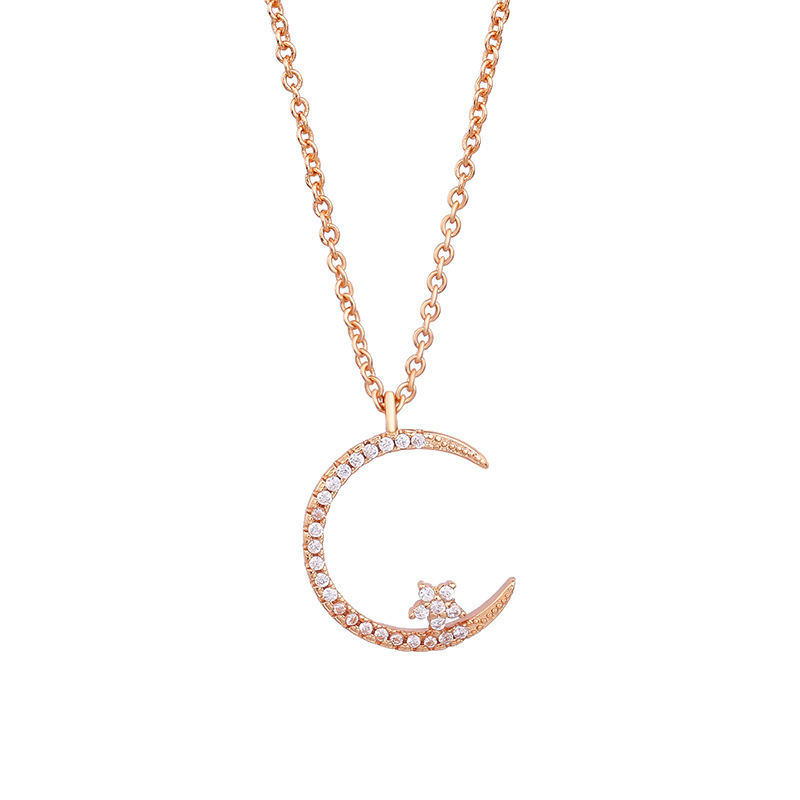 Temperament Star Clavicle Chain Moon Necklace