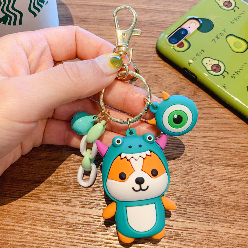 Squirrel Keychain Female Cartoon Couple Bag Car Pendant Accessories