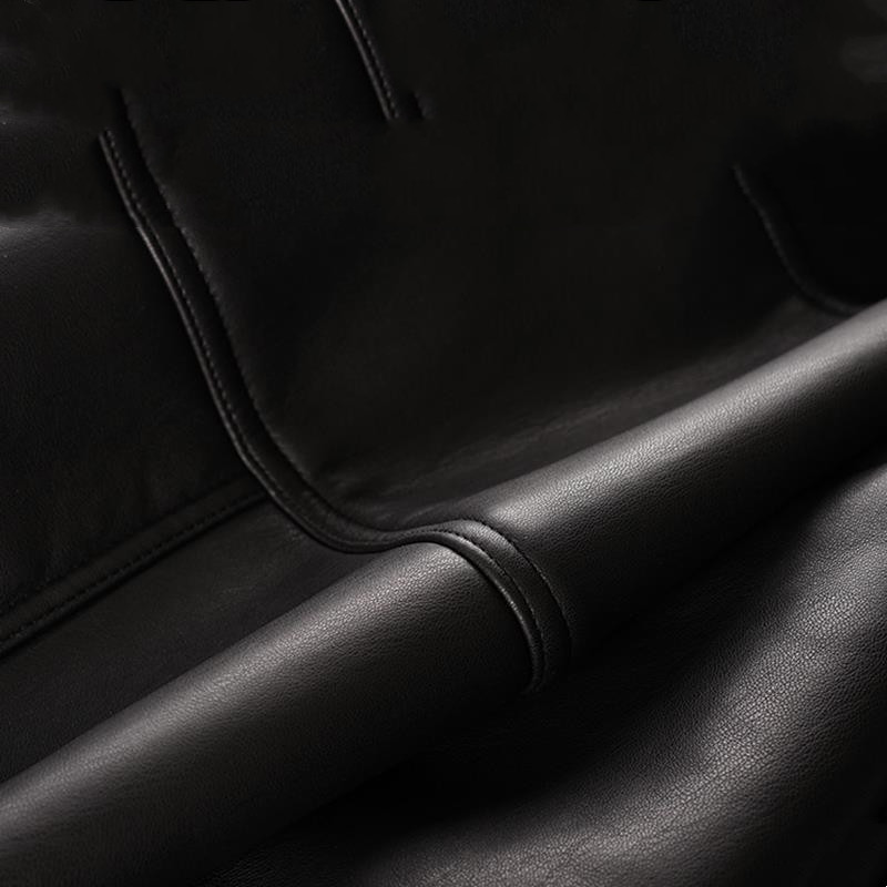 Winter Leather Motorcycle Jacket