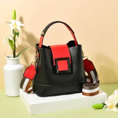 Popular Women'S New Fashion Handbag Personality Trend Women'S One Shoulder Messenger Bag - Black - View 1