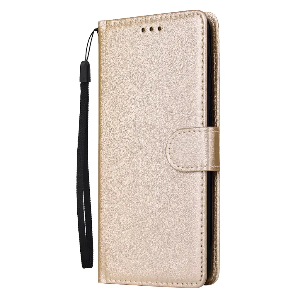 Card Photo Frame Ultra-thin Flip Solid Color Phone Holster
