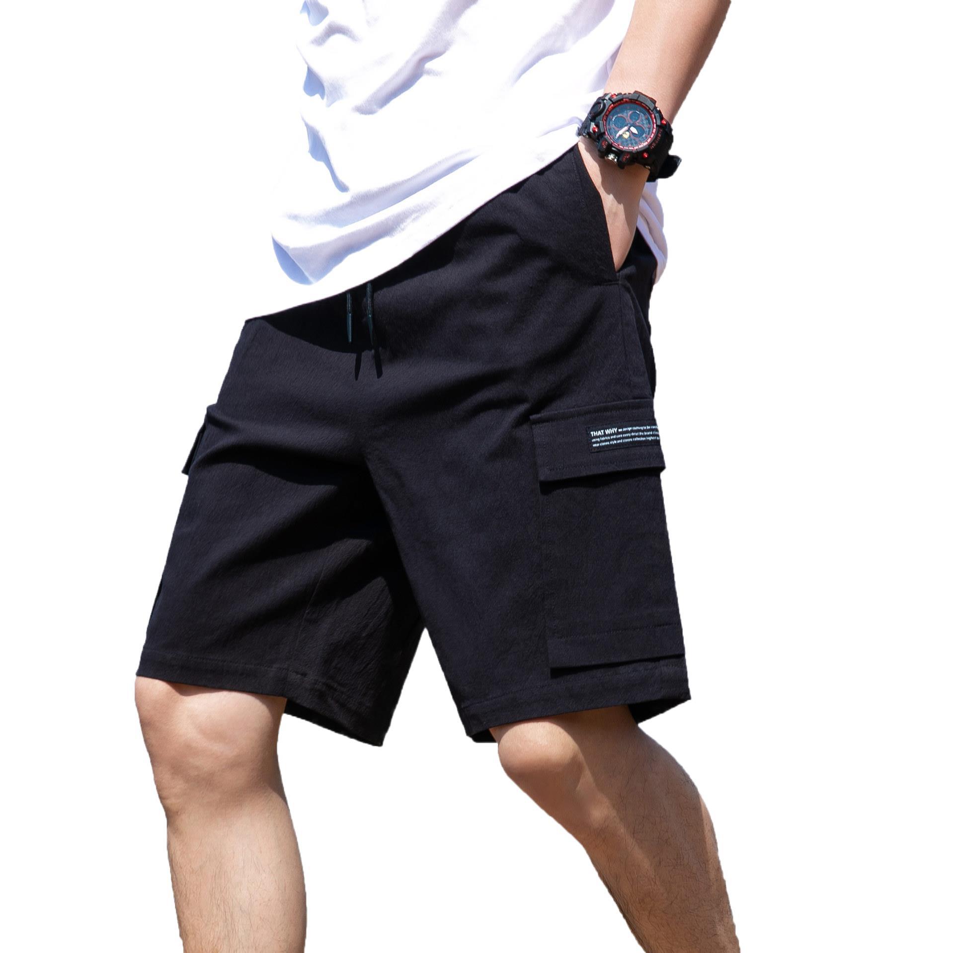 Casual Shorts Overalls Men's Five-point Pants