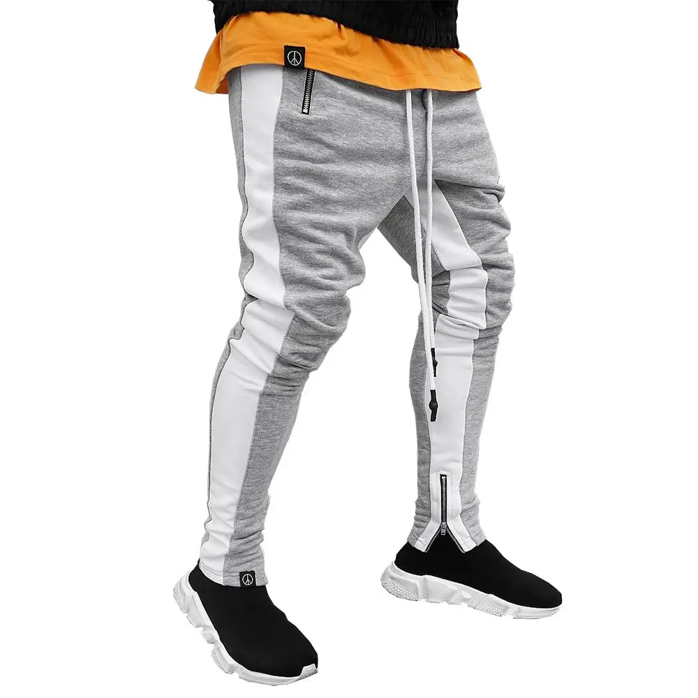 Men's Strappy Trousers Zippered Sports