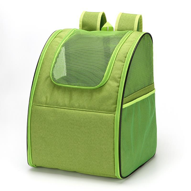 Mesh Breathable Foldable Pet Backpack Green - Shop at LoveMi