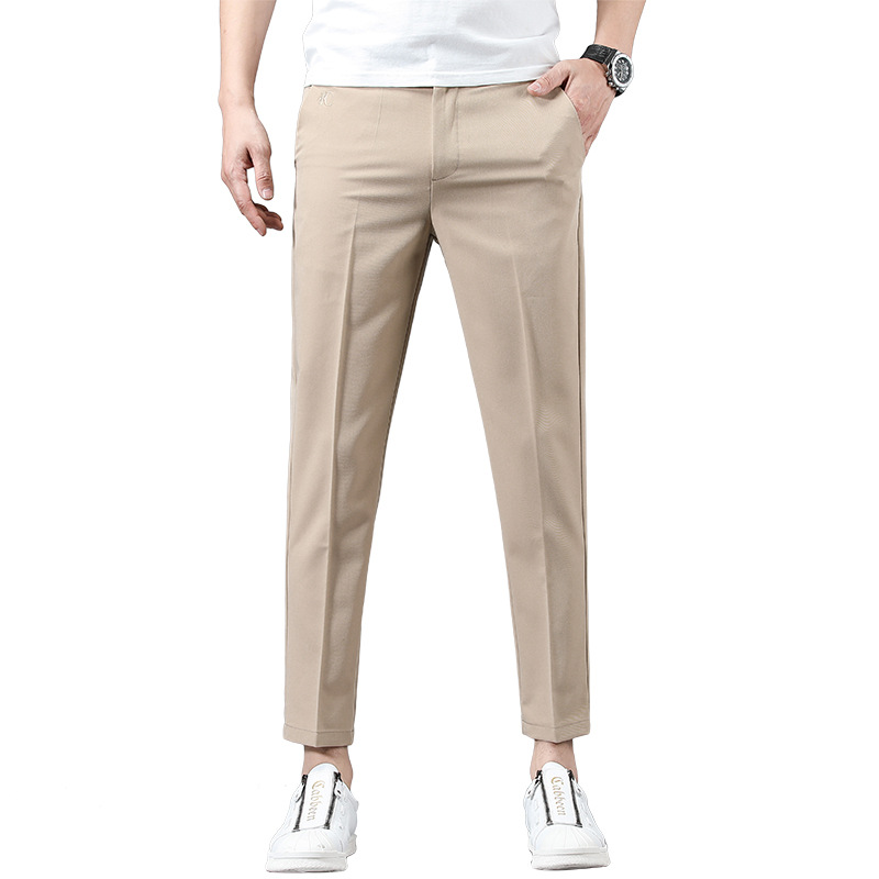 Title 2, Ice Silk Mens Trousers Thin Casual Pants Mens...