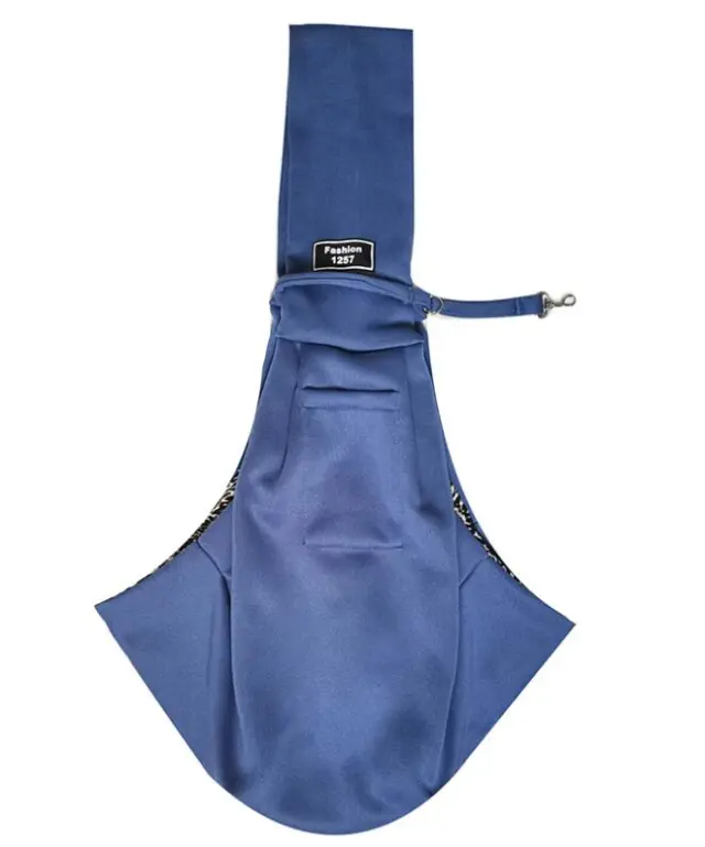 Pet Backpack Dog Bag Go Out Portable Kangaroo Bag Shoulder Diagonal Light Breathable Pet Bag Blue - Shop at LoveMi