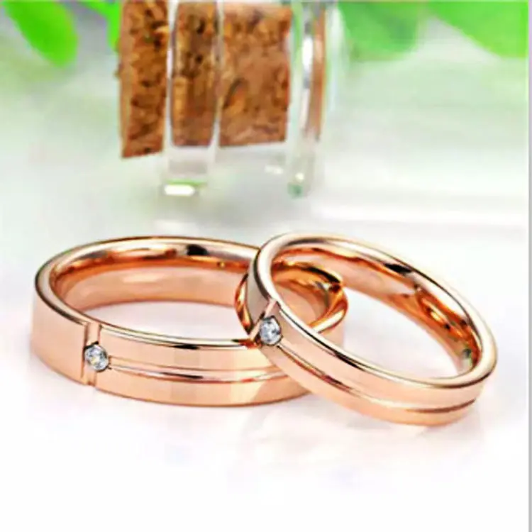 European And American Tungsten Gold Ring Trend