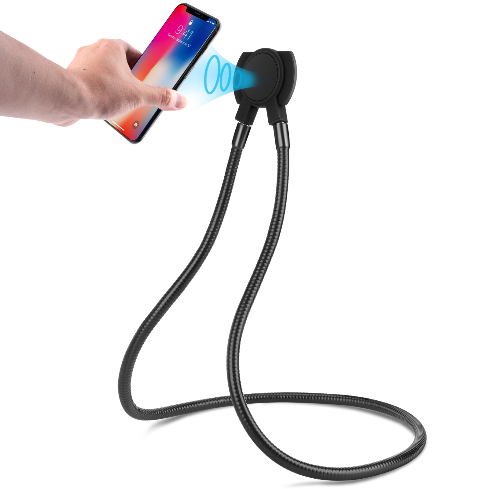Phone Holder Mobile Phone Mount Stand Universal Lazy Bracket Hanging - Image 3