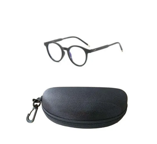 The New Anti Blue Light Flat Glasses Fashion Round Flat Glasses Trend The Same Glasses A Set - Shop at LoveMi