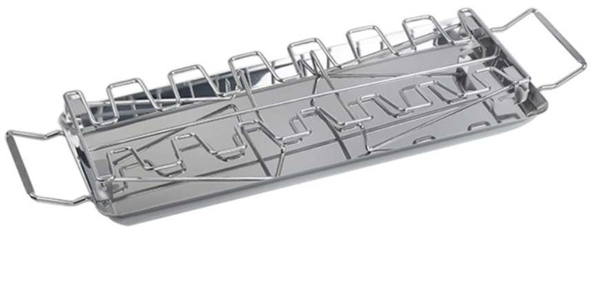 Stainless Steel Folding Roast Chicken Leg Rack Barbecue Rack Barbecue Rack Barbecue Plate