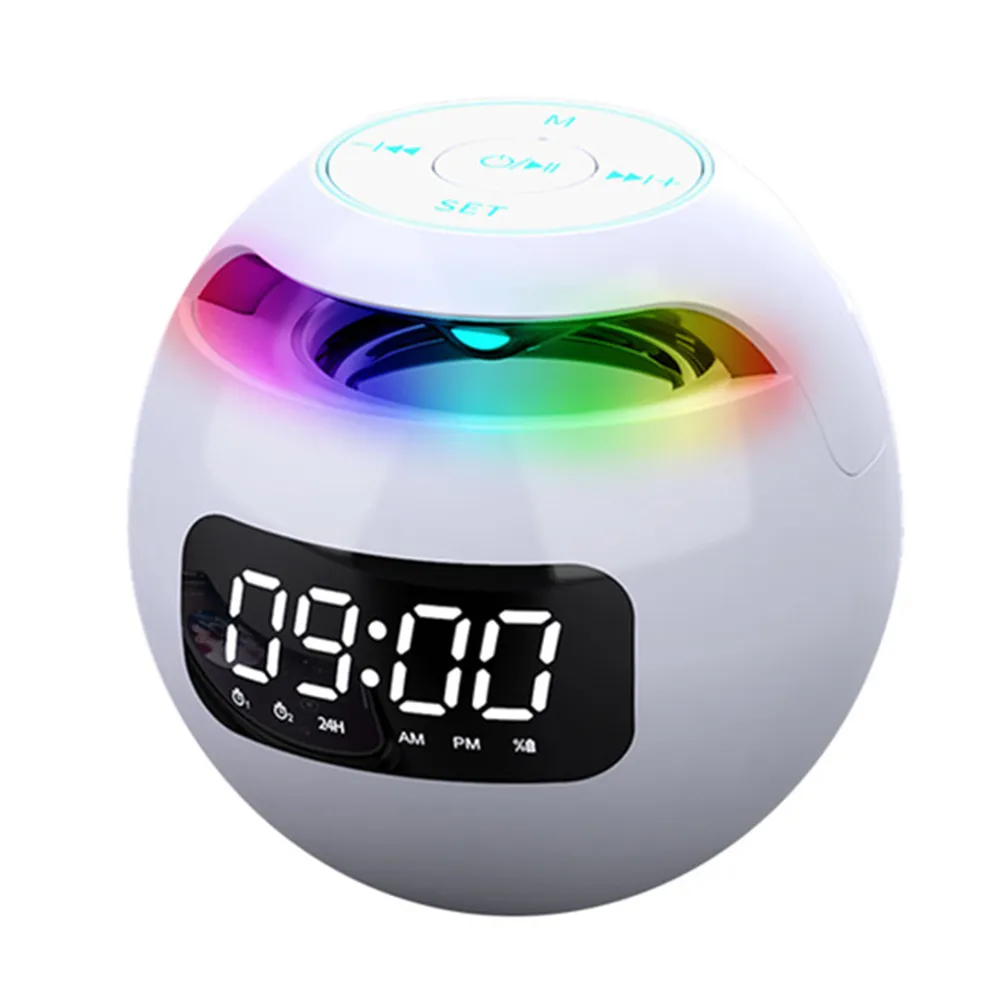 New Portable Wireless Alarm Clock Bluetooth Speaker – image 2