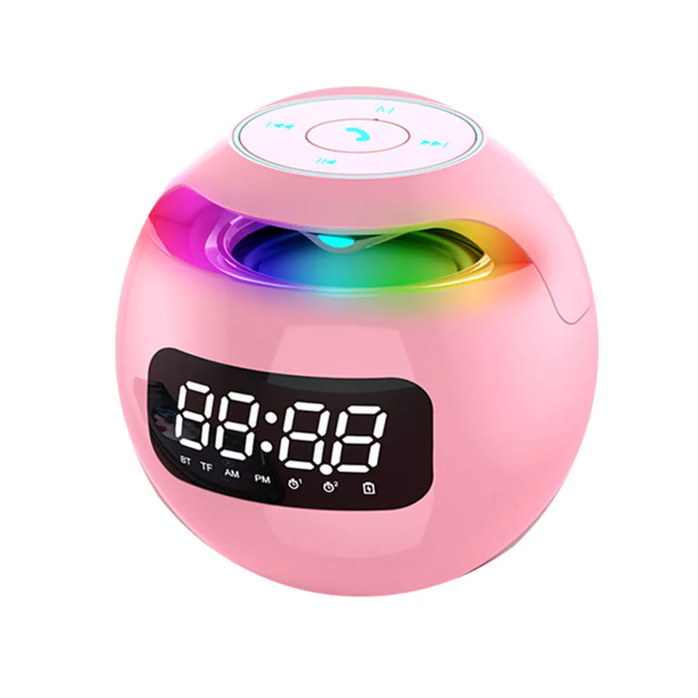 New Portable Wireless Alarm Clock Bluetooth Speaker – image 3
