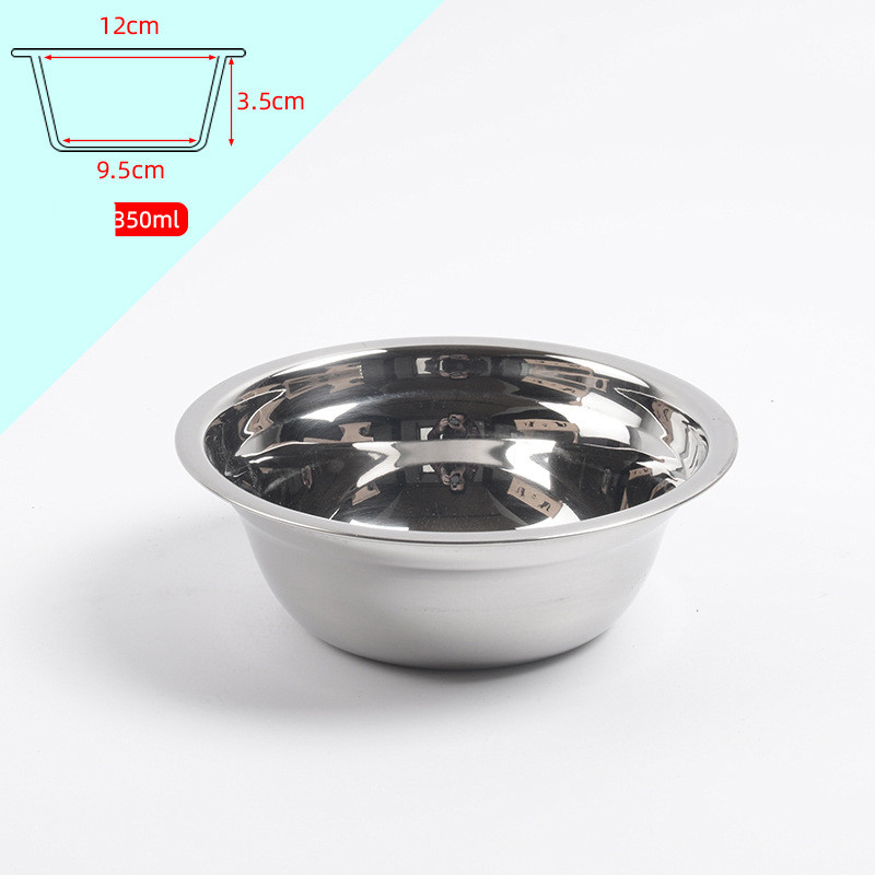 Single stainless steel bowl