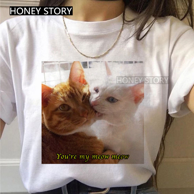 Title 2, Summer Cute Cartoon Cat Instagram Trend Simple ...