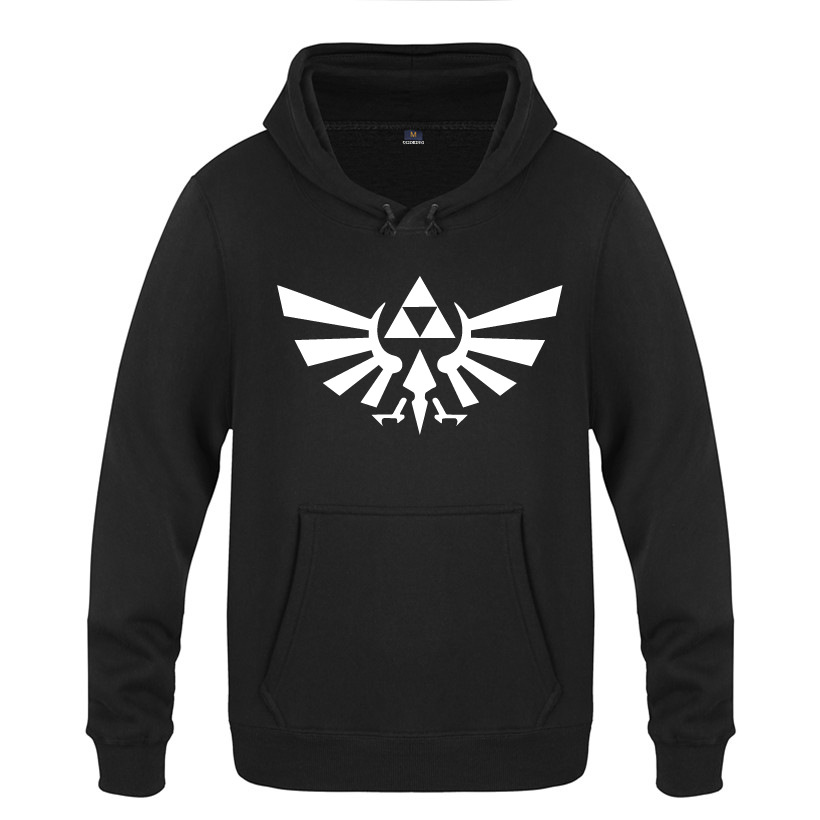 Men's Solid Color Hooded Long Sleeved Sweater