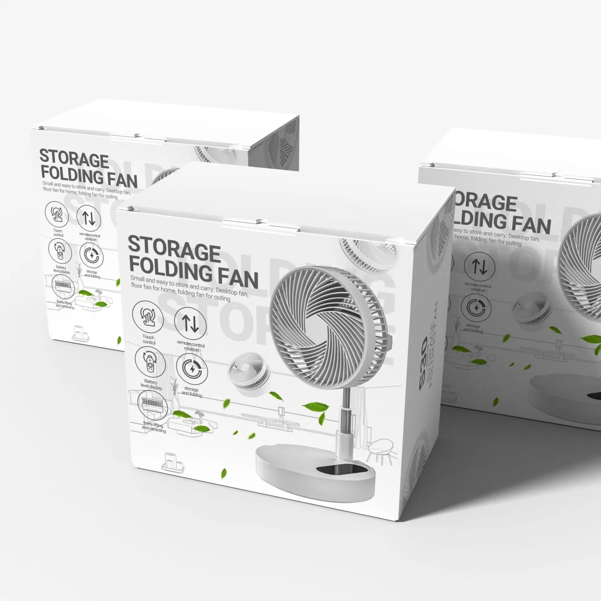 USB Charging Fan Portable Retractable Mini