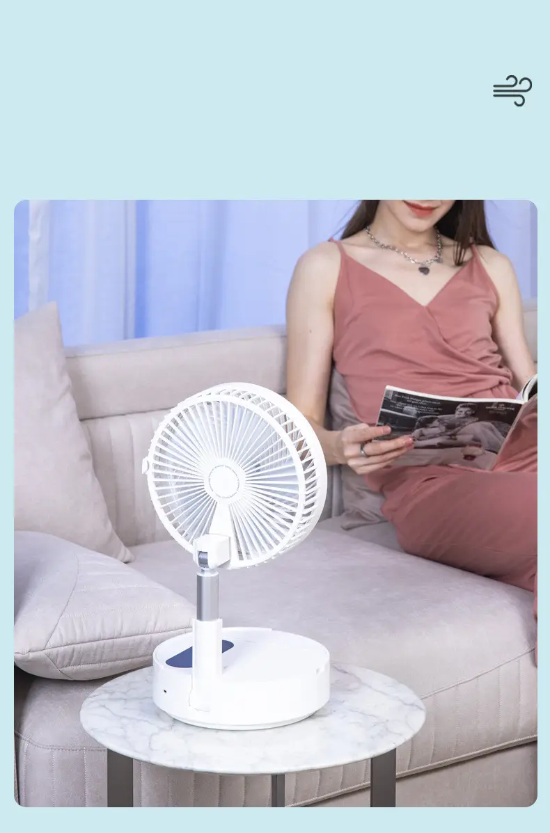 USB Charging Fan Portable Retractable Mini
