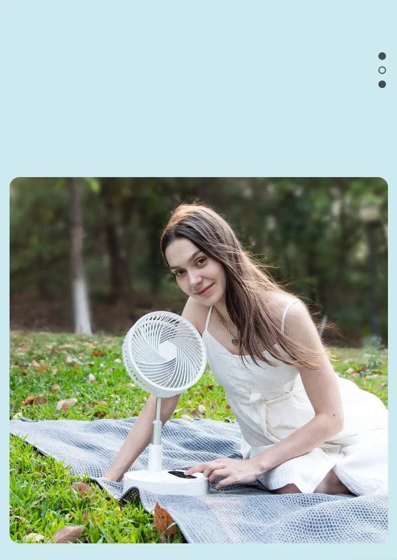 USB Charging Fan Portable Retractable Mini